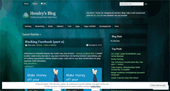 Desktop Screenshot of hendry777.wordpress.com