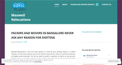 Desktop Screenshot of packersandmovers4bangalore.wordpress.com