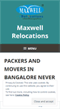 Mobile Screenshot of packersandmovers4bangalore.wordpress.com