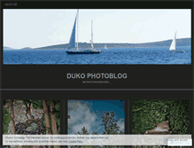 Tablet Screenshot of dukophoto.wordpress.com