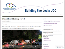 Tablet Screenshot of levinjcc.wordpress.com