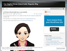 Tablet Screenshot of findaprivateschool.wordpress.com