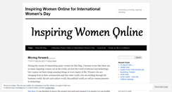 Desktop Screenshot of inspiringwomenonline.wordpress.com