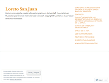 Tablet Screenshot of loretosanjuan.wordpress.com