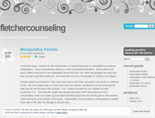 Tablet Screenshot of fletchercounseling.wordpress.com