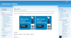 Desktop Screenshot of codeshooter.wordpress.com