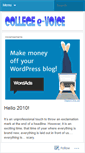 Mobile Screenshot of collegeevoice.wordpress.com