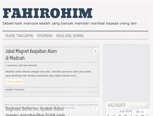 Tablet Screenshot of fahirohim.wordpress.com