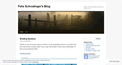 Desktop Screenshot of felixschrodinger.wordpress.com