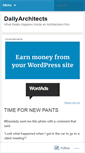 Mobile Screenshot of dailyarchitects.wordpress.com