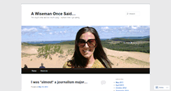 Desktop Screenshot of amywiseman.wordpress.com