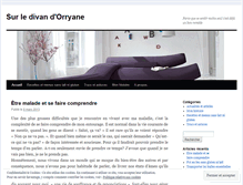 Tablet Screenshot of orryane.wordpress.com