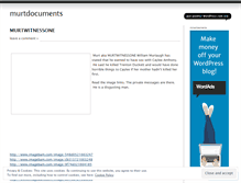 Tablet Screenshot of murtdocuments.wordpress.com