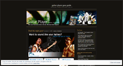 Desktop Screenshot of guitarplayer.wordpress.com