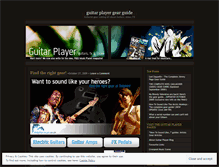 Tablet Screenshot of guitarplayer.wordpress.com