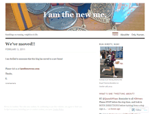 Tablet Screenshot of iamthenewme.wordpress.com