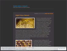 Tablet Screenshot of digitalcitizennetwork.wordpress.com