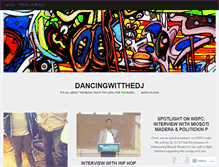 Tablet Screenshot of dancingwitthedj.wordpress.com