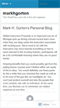 Mobile Screenshot of markhgorton.wordpress.com