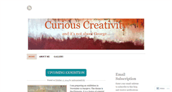 Desktop Screenshot of curiouscreativity.wordpress.com