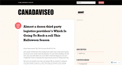 Desktop Screenshot of canadavise0.wordpress.com