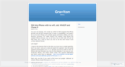 Desktop Screenshot of gravitonkva.wordpress.com
