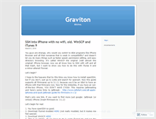 Tablet Screenshot of gravitonkva.wordpress.com