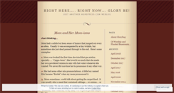 Desktop Screenshot of glorybug.wordpress.com