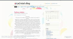 Desktop Screenshot of lacristal.wordpress.com