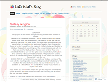 Tablet Screenshot of lacristal.wordpress.com