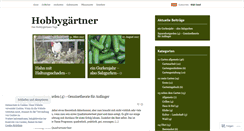 Desktop Screenshot of hobbygaertner.wordpress.com