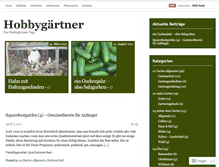 Tablet Screenshot of hobbygaertner.wordpress.com