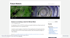 Desktop Screenshot of futurehistoric.wordpress.com