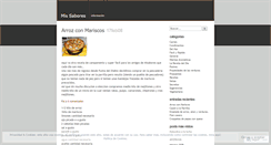 Desktop Screenshot of misabores.wordpress.com