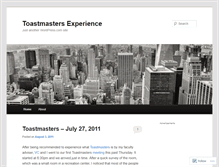 Tablet Screenshot of jontoaster.wordpress.com