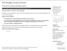 Tablet Screenshot of douglascountyjournal.wordpress.com