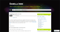 Desktop Screenshot of daniellaindie.wordpress.com
