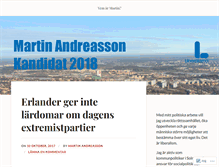 Tablet Screenshot of martinandreasson.wordpress.com