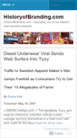 Mobile Screenshot of historyofbranding.wordpress.com
