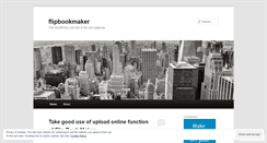 Desktop Screenshot of flipbookmaker.wordpress.com