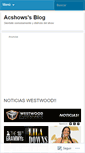 Mobile Screenshot of acshows.wordpress.com