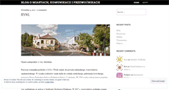Desktop Screenshot of miastaikomunikacja.wordpress.com