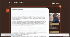 Desktop Screenshot of oanhdo.wordpress.com