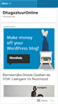 Mobile Screenshot of dhagaxtuuronline.wordpress.com