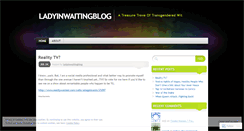 Desktop Screenshot of ladyinwaitingblog.wordpress.com