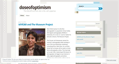 Desktop Screenshot of doseofoptimism.wordpress.com