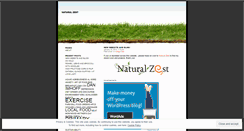 Desktop Screenshot of naturalzest.wordpress.com