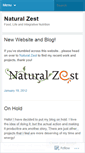 Mobile Screenshot of naturalzest.wordpress.com