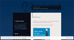 Desktop Screenshot of joshuastrail.wordpress.com