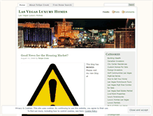 Tablet Screenshot of lasvegasluxuryhomes.wordpress.com